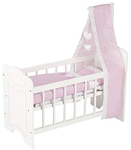 Goki Puppenbett mit Himmel und Bettzeug