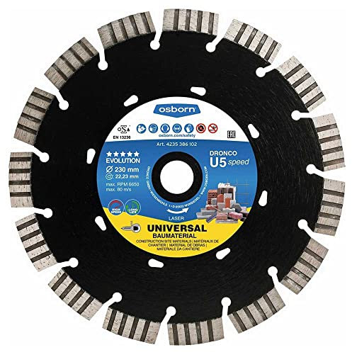 DRONCO U5SPEED-125 Diamantscheibe Evolution U5 Speed - Universal Arbeit Ø 125 mm