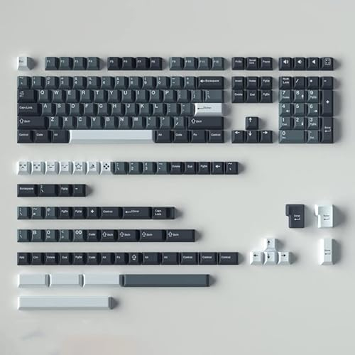 mintcaps Apollo Keycaps Set 173 Keys Cherry Profile Doubleshot Custom Keycaps for Cherry MX Gateron Box Switches Mechanical Keyboards