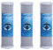 HUINING CTO-5 micron, inclusa una scatola di carbonio di tre blocchi di carbonio per il sistema di osmosi inversa e tutti i sistemi di osmosi inversa da 2,7 pollici x 9,9 pollici. (CTO 3pcs)
