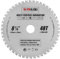 Saxton TCT TCT21048TMPT Lame de scie circulaire multifonction 210 mm x 48 dents Bois et métal Compatible avec Bosch, Dewalt, Ryobi, Makita, etc