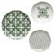 Guzzini - LE MAIOLICHE Set 6 Places, assiettes, assiettes creuses, assiettes fruits/desserts - vert émeraude - 10290969