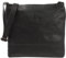 LECONI Schultertasche Damentasche Umhängetasche natur weiche Ledertasche Handtasche Damen Leder 32x28x5cm schwarz LE0066-buf