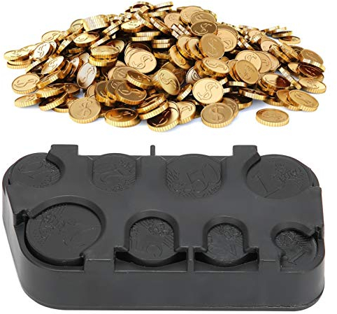Dispensador De Monedas De Euro Rectangular Portamonedas De Plástico Caja De Almacenamiento Organizador Uso Del Automóvil - Dispensador De Monedas De Euro Portamonedas De Euro Organizador De Monedas De