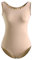 DANSHOW Tanktop Turnanzug für Frauen Tanzen Ballett Erwachsene Gymnastik, Hautfarben, XL