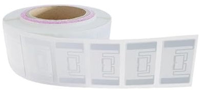 YANZEO UHF-RFID-Etiketten, 54 x 34 mm, RFID-Aufkleber, 860–960 MHz, selbstklebendes RFID-Etikett für Supermarkt, Bibliothek, Dokument, Lagerverwaltung, 100 Stück