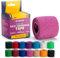 Proworks Sock Wrap Sports Tape | Self-Adhesive Football Sock Tape | Cohesive Bandage Wrap for Shin Pad, Goalkeeper & Ankle | 5cm x 4.5m | Bandage Tape, Vet Wrap for Dogs, Cats & Horses - Pink (1 Roll)