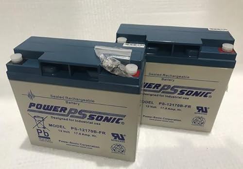 2 x 12v 17ah mobility SCOOTER/WHEELCHAIR batteries, 12 months warranty- fully rechargeable
