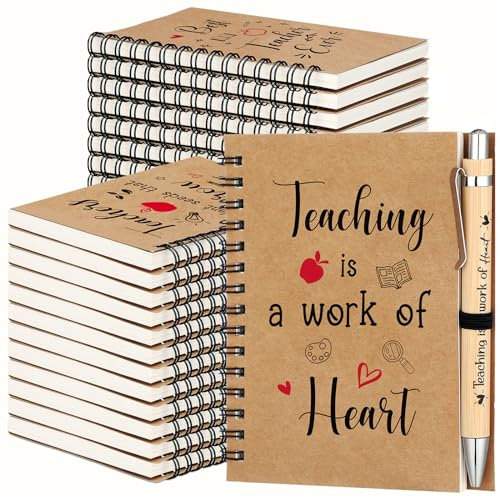 Yeaqee 64-teiliges Set für Mitarbeiter, inspirierende Geschenke, kleine Spiralnotizbücher mit Stift, motivierende Notizblöcke, Tagebücher für Weihnachten, Mitarbeiter, Kollegen, Teamgeschenk