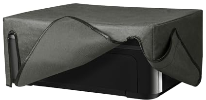 kwmobile Dust Cover Compatible with Canon PIXMA MG3650 S - Printer Case - Fabric Protector Cover - Dark Grey
