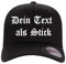 Baseballcap Flexfit mit Namen oder Wunschtext individuell Bestickt - für Damen und Herren