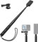 ATUMTEK Unsichtbarer Selfie-Stick 130 cm, kompatibel mit Action-Kamera X3, One X/X2, One R/RS, GO2, Hero 12/11/10/9/8/7, Selfie-Stick für Outdoor-Sportarten, Adapter im Lieferumfang enthalten