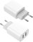2 Pack Chargeur Rapide USB,[Certifié MFi] Double Port Charge Mural Chargeur Adaptateur Secteur Universel pour iPhone 14/13/12/11/x/8, Samsung, Xiaomi, Huawei Téléphones Charger Adaptateur Universel