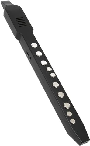 Elektronisches Blasinstrument, Digitales Blasinstrument MIDI-Konnektivität 10 Musikinstrumententöne Wiederaufladbares mit 12 Begleitungen (BLACK)