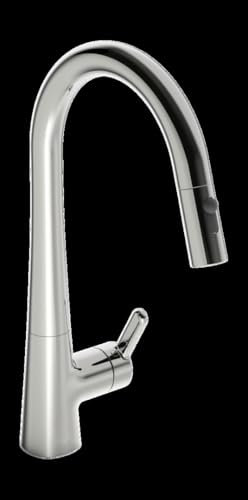 Hansa Hansadesigno Style Comfort Mitigeur de cuisine, montage sur pied, chromé, 51362283
