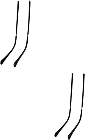 FRCOLOR 2 Paar Brillenzubehör Scharnier Sonnenbrillenrahmen Brillenreparaturzubehör BHs brillen zubehör metallklammern gläser universeller Brillenbügel Ersatzbügel für Brillen Platte Black