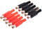 Générique 10 Fiches RCA Femelle A Souder - 5 Paires (rouge/noir) - Connecteur Audio Soudable - Soudure