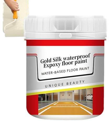 Pintura Epoxi Para Suelos - Pintura Para Suelos A Base De Agua | Pintura Antideslizante Para Pisos De Hormigón | Pintura Para Pisos De Garaje, Bloques Para Uso Exterior Interior, Pintura Epos