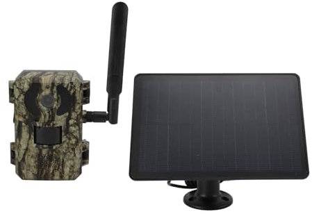 2K Solar-Jagdkamera mit PIR-Bewegungssensor, 4GLTE, wasserdicht, HD, Mini-Infrarot-Kamera für Tiere zur Überwachung der Fauna