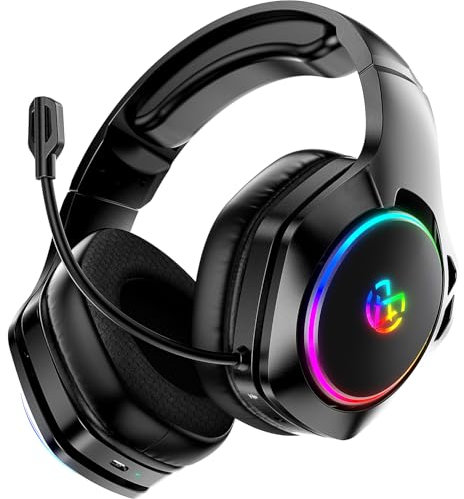 Tatybo wireless gaming Headset with mic, black