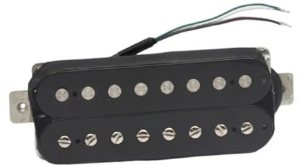 perfeclan Pickup a doppia bobina per chitarra elettrica, 8 corde, forniture musicali, parte di ricambio Alnico 5 per basso, Ponte