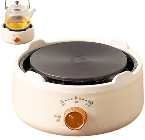 Bohany Cottura Elettrica Portatile | Fornello Per Teiera | Fornello da Cucina Regolabile per Bollitore e Cottura Interni Esterni Campeggio Picnic