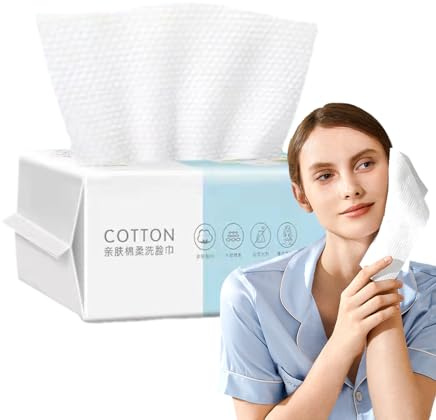 Serviettes De Visage En Coton Jetables - 180g, Encarbations De Lavage