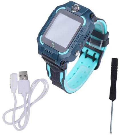 Baluue Montre Connectée Verte pour Garçon Fille avec Appel SOS Positionnement Étanche Surveillance à Distance et Fonctions Multiples