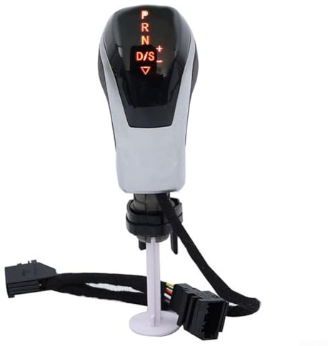 Pomo electrónico LED para palanca de cambios, perilla electrónica de palanca de cambios con luz LED para Golf MK6 MK7 B7 B8, reemplazo directo para botón de abrazadera delantera, perilla de cambio con