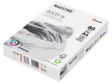 MONDI BUSINESS PAPER Kopierpapier weiß A4 90g Maestro- Extra Packung 500Blatt, 9457A90