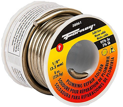 Forney Bleifreier Lötzinn 95/5 Dose Antimon, 1/8 Zoll, 38060