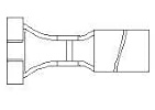 BREMI 13200/6 Steckerhülse Zündkabel Kompatibel mit VW Transporter T4 Bus 70B, 70C, 7DB, 7DK, 70J, 70K, 7DC, 7DJ 036905423 1363327