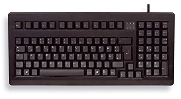 CHERRY G80-1800LPCGB-2 Compact Series USB/PS2 Keyboard - Black