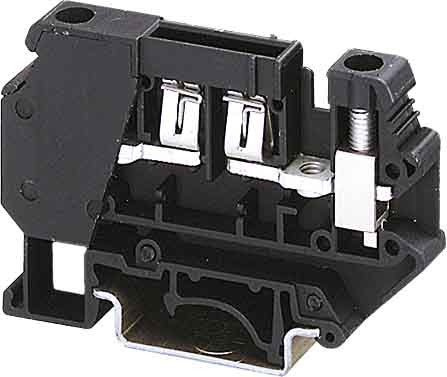 Phoenix Contact Sicherungsklemme UK 6-FSI/C-LED24 EAN: 4017918100971 - Schwarz, Schraubanschluss, Thermoplast, DIN-Schienenmontage, 30 A, 250 V, 6-polig, 8.2 mm, 52 mm hoch, 64 mm lang