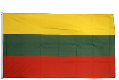 Flaggenfritze Fahne/Flagge Litauen + gratis Sticker