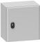 Schneider NSYS3D6630 Spacial S3D Porte complète sans Plaque de Montage H600 x L600 x P300. IP66 IK10 RAL7035