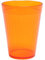 Harfield Translucent Orange Tumblers 200ml/20cl (Pack of 4) Unbreakable Reusable Polycarbonate Cups