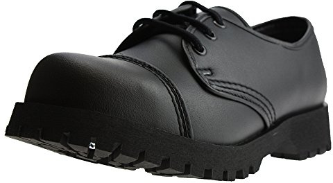 Boots & Braces - 3-Loch Vegetarian (Vegi) Schuhe Schwarz Größe 40 (UK6)