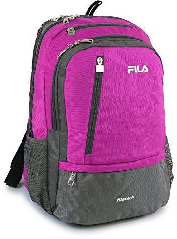 Fila Duel School Laptop Computadora Tablet Book Bag Mochila, Pink, Talla única, Mochila Duel para tablet y portátil