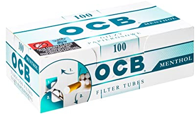 1000 (10x100) OCB® Menthol (Hülsen, Filterhülsen, Zigarettenhülsen)
