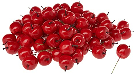 VBS XXL 80er-Pack Deko-Äpfel am Draht Ø 35 mm