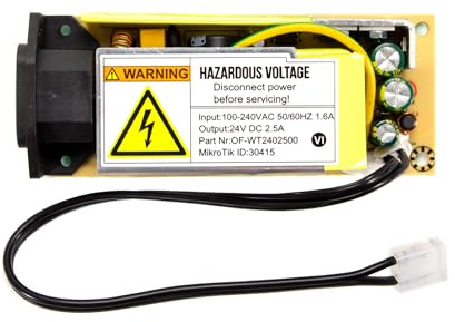 MikroTik 24V2APOW - 24 V, 2.5 A internes Netzteil