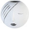 Casablanca modernes Design Vase „Face“, weiß/silberfarben, rund