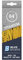 BLUE SPORTS Titanium Pro Schnürsenkel gewachst Bändel Lacey Hockey Eishockey Skaterhockey (gelb 96/244cm)