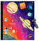 eeBoo Space Adventure Glow in the Dark Hardcover Journal with lock and key