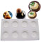 Multifonctions Moules en Silicone pour gâteau Moule 3D pour Glace Chocolat Pâtisserie Dessert forme ronde à 8 trous