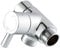 Tecmolog Dusche Adapter G1/2 Messing Umstellventil für Handbrause und Festen Sprühkopf, Chrom