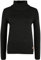 OXMO OXPIA Damen Rollkragenpullover Pullover mit Rollkragen Reißverschluss Baumwollmischung Regular fit, Größe:L, Farbe:Black (799000)