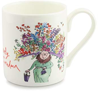 Quentin Blake Lovely Grandma Bone China Mug Idea QQB35