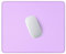 Hsurbtra Mouse Pad, Premium-Textured Square Mousepad 26 x 21 cm, Stitched Edge Anti-Slip Waterproof Rubber Mouse Mat, Pretty Cute Mouse Pad for Office Gaming Laptop Women Kids Vanilla Purple